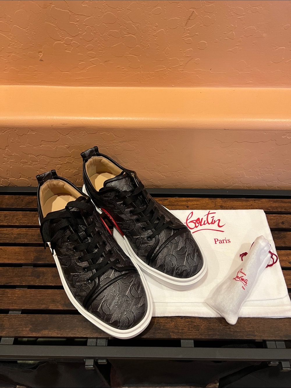 Never worn men’s Christian Louboutin size 10